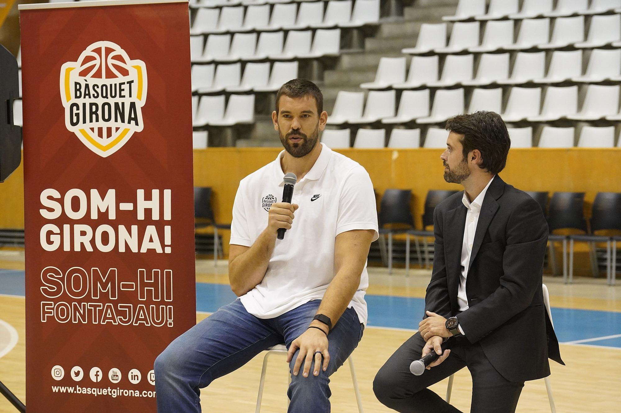 El Bàsquet Girona presenta les equipacions per a l'estrena a l'ACB