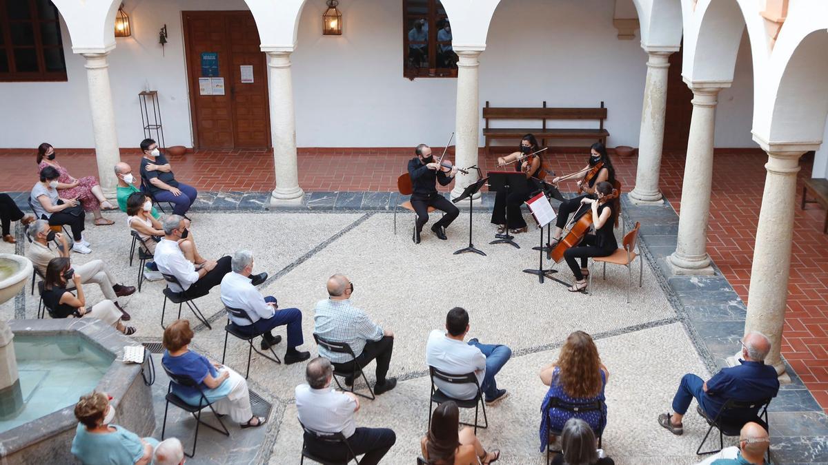 El Cuarteto Jordán durante su concierto en el Gala Fest