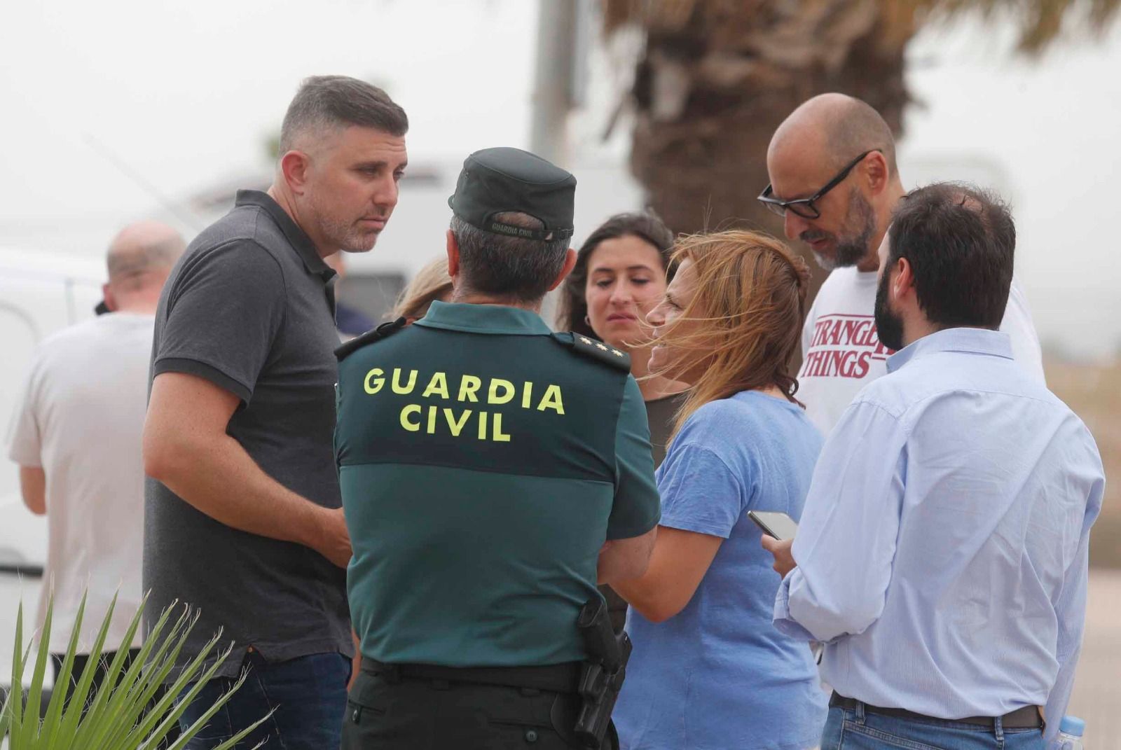 Las autoridades políticas visitan el recinto del Medusa