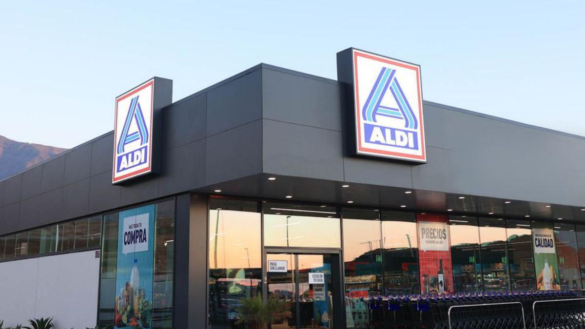 Supermercado de ALDI en Arafo.