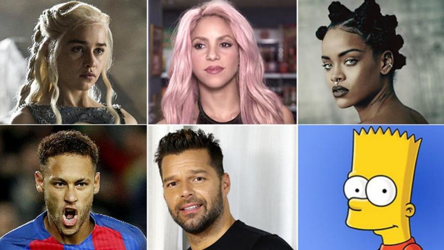 Daenerys, Shakira, Miley, Neymar y Ricky, los nombres de los nuevos españoles