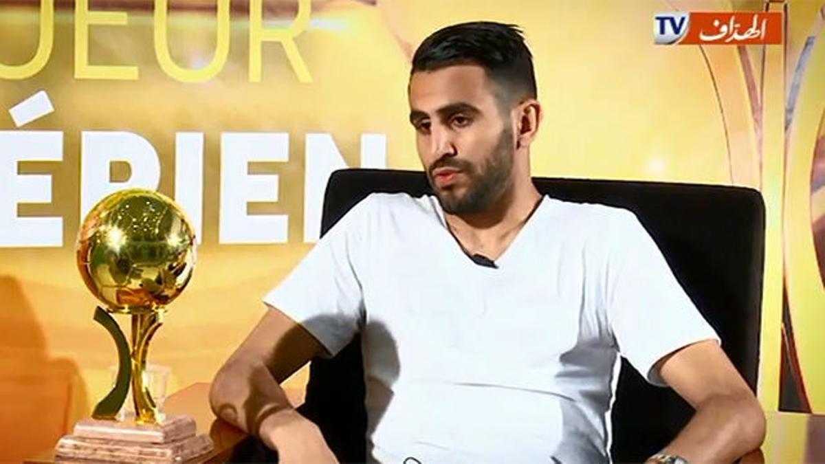 La entrevista a Riyad Mahrez