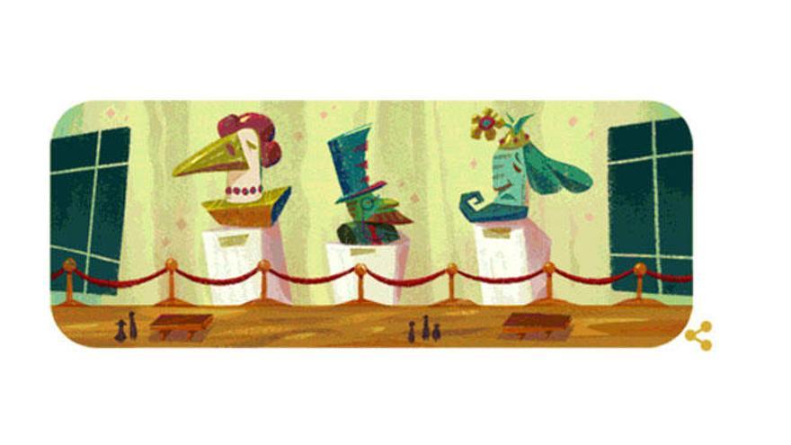 La noche de los museos, en el doodle.