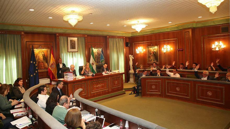 Imagen del pleno celebrado en el Ayuntamiento.