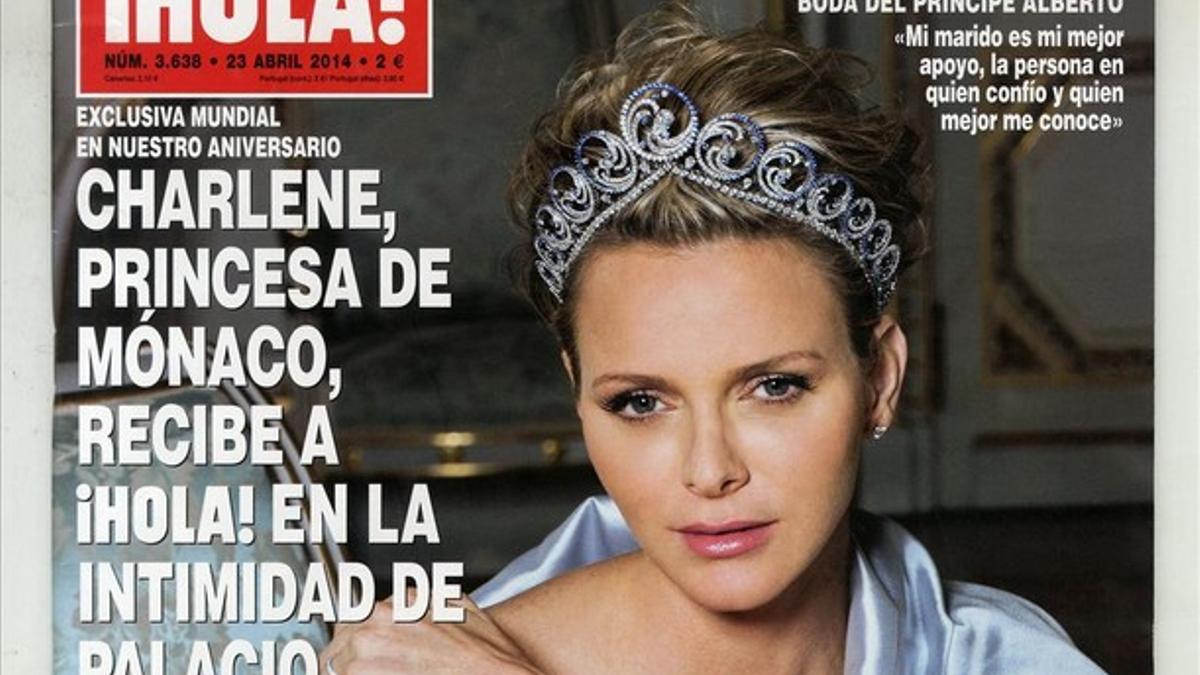 Charlene en la portada de la revista '¡Hola!'