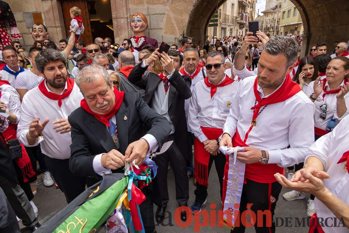 Moros y Cristianos en la mañana del día dos en Caravaca