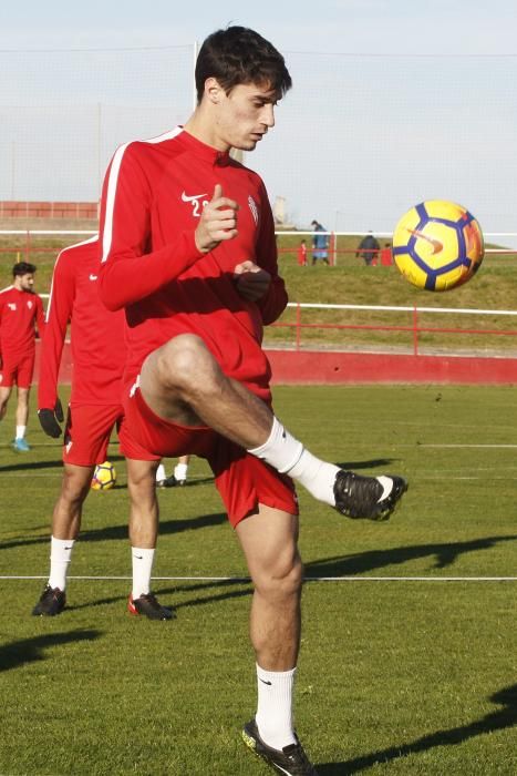 Entrenamiento del Sporting