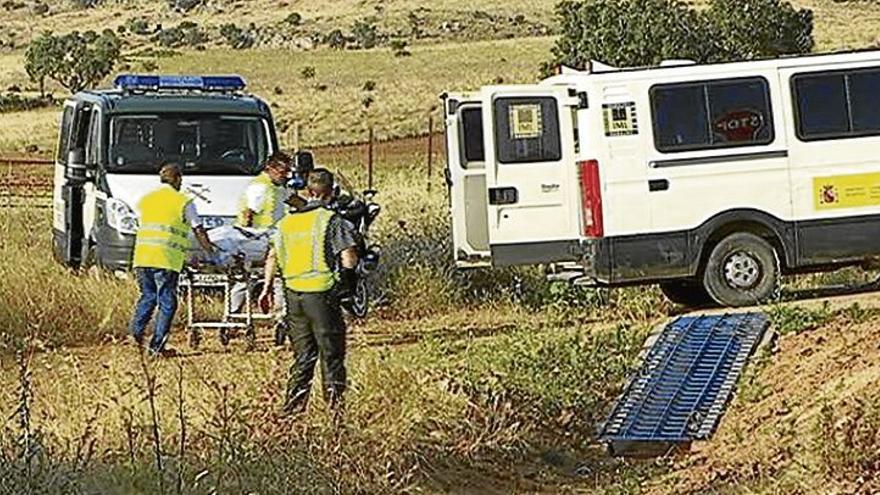 Dos hombres fallecen en un accidente de tráfico cerca de Valverde de Mérida