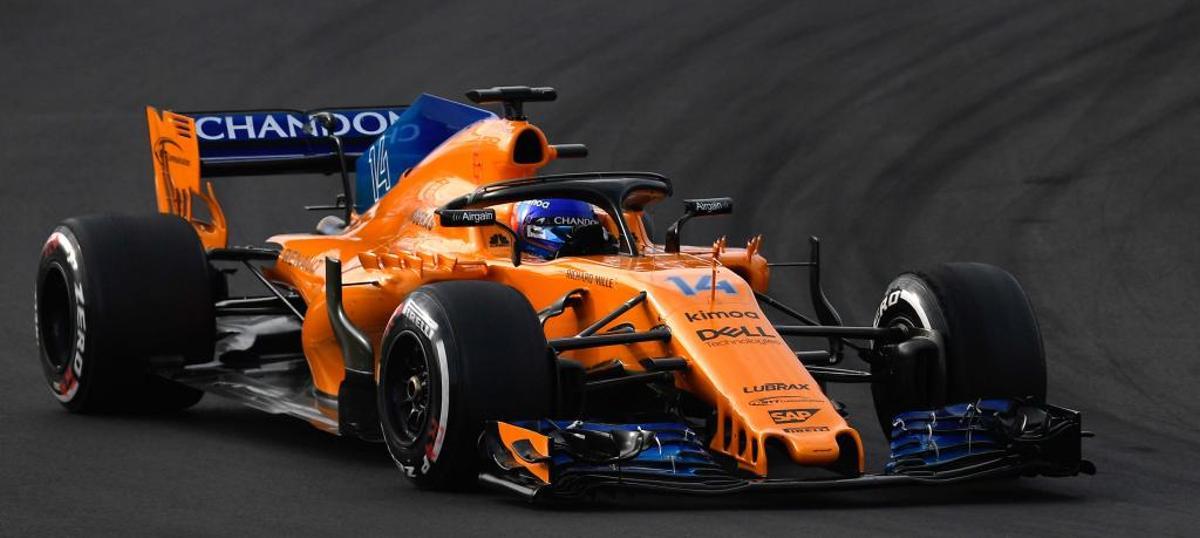 Fernando Alonso, este viernes en Montmeló