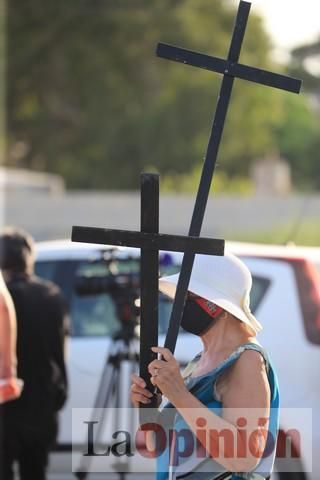 Protesta contra el estado del Mar Menor