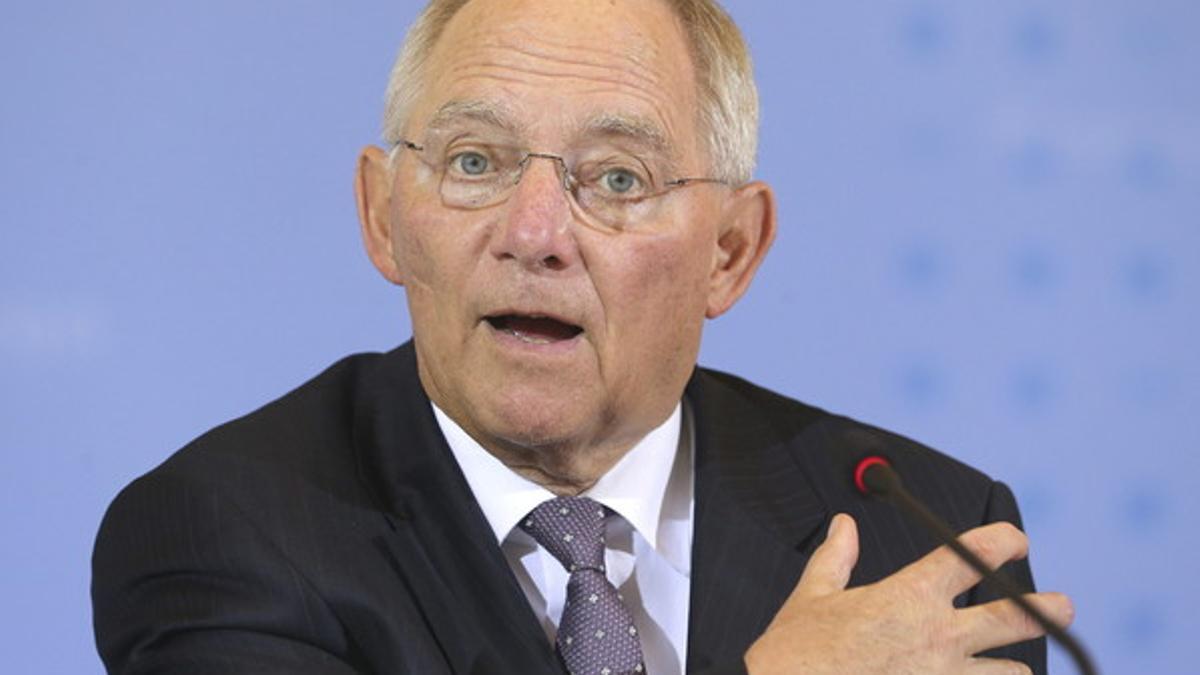 El ministro alemán de Finanzas, Wolfgang Schäuble, en Berlín.
