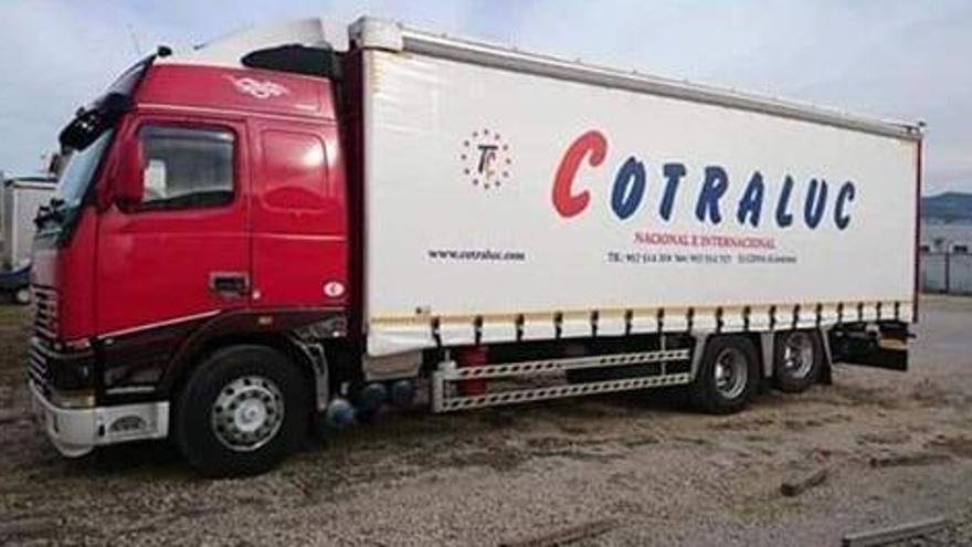 Aparece en Madrid un camión de Cotraluc robado