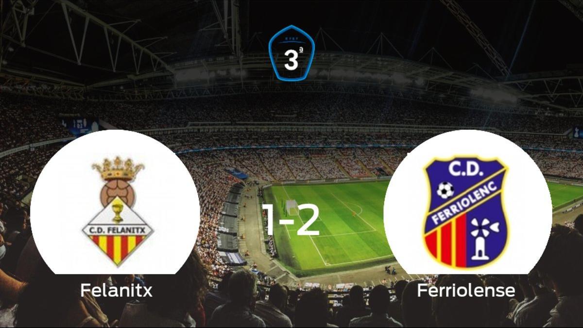 El Ferriolense suma tres puntos a su casillero frente al Felanitx (1-2)