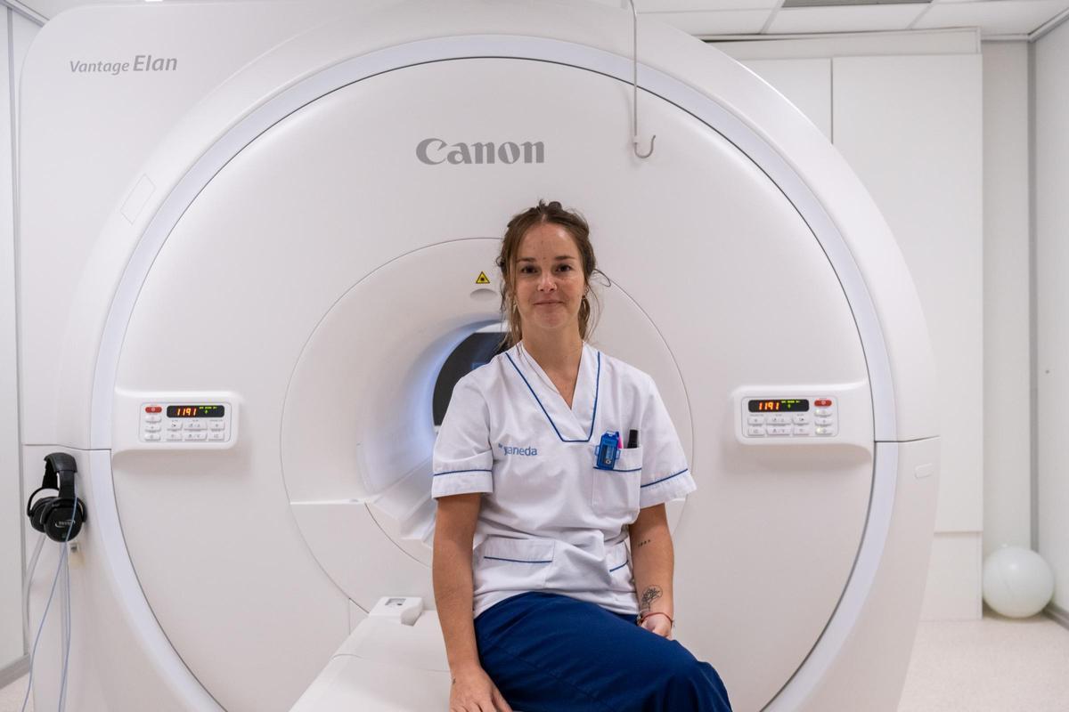 Rosa Peñuela, Koordinatorin des Bereichs der bildgebenden Diagnostik im Hospital Juaneda Muro.