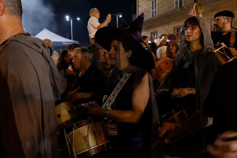 Noche mágica en un caluroso San Xoán en Galicia