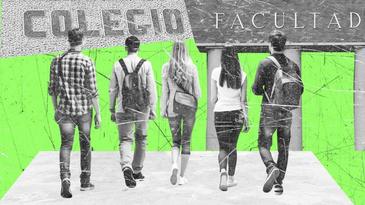 Distribución de los emigrantes e inmigrantes por su nivel de estudios