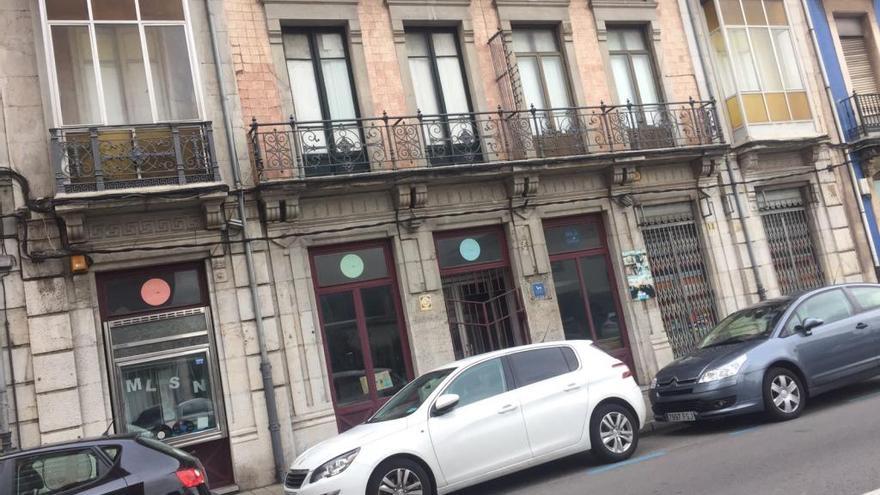 El restaurante de Avilés &quot;Malasaña&quot;, que lleva cerrado tres años.