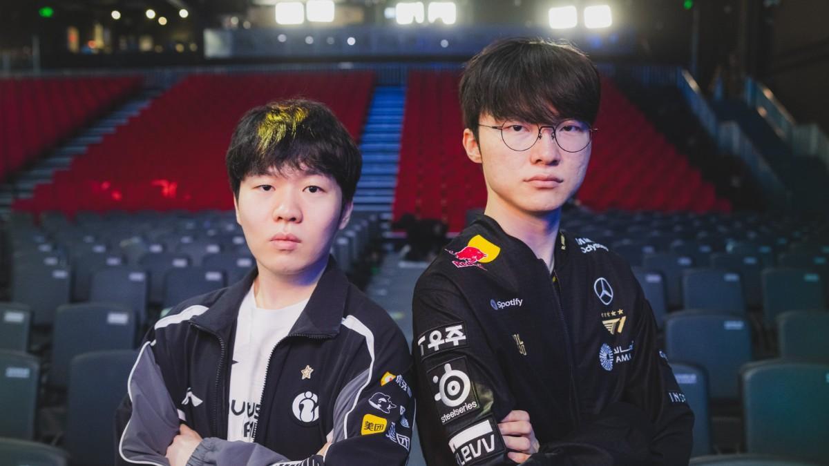 Faker se enfrenta a Rookie en el Play-In de los Worlds 2025