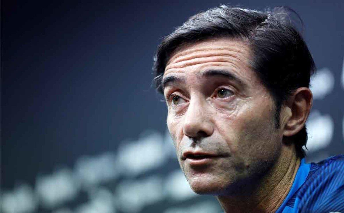 Marcelino vive sus últimas horas como técnico del Valencia