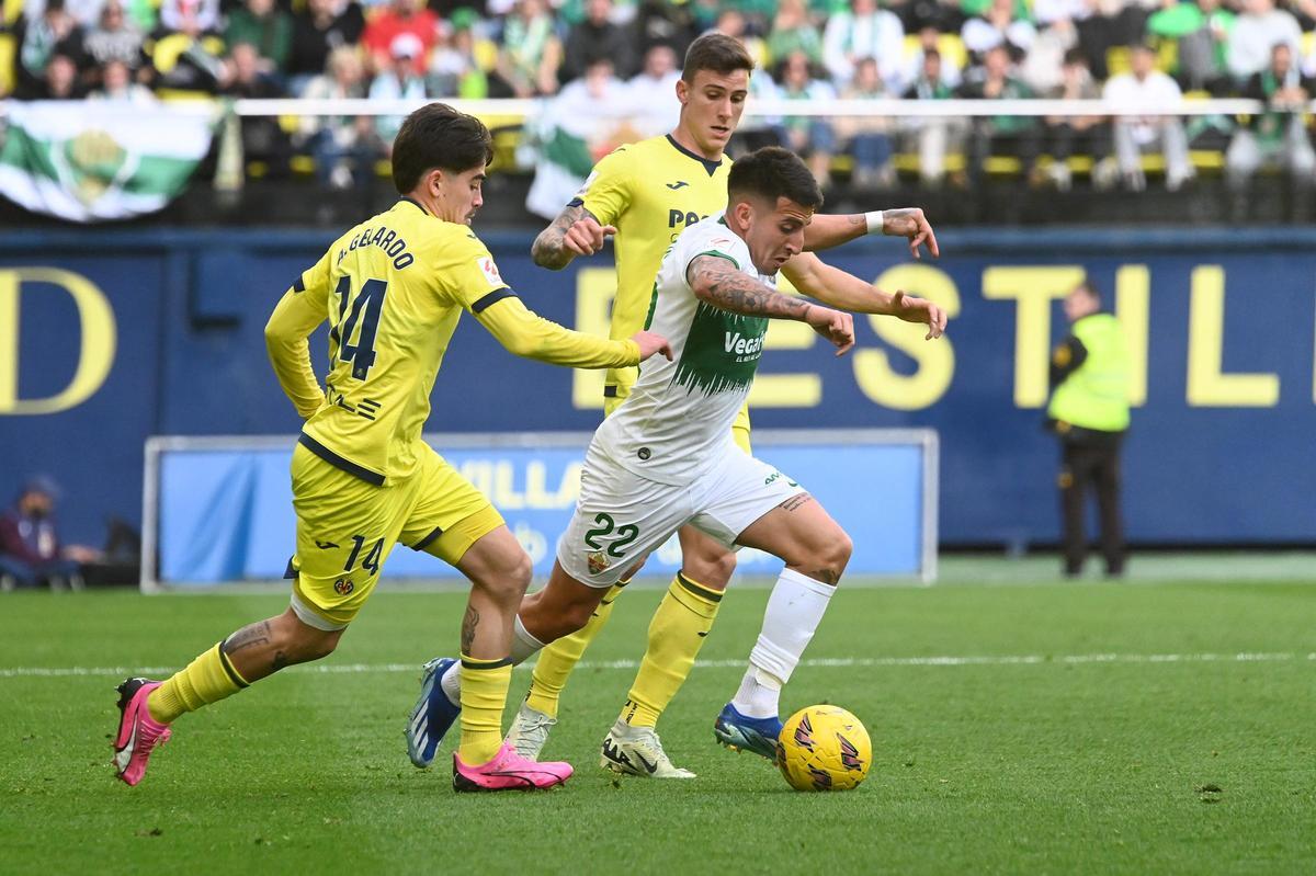 VILA-REAL. PARTIDO DE SEGUNDA DIVISION ENTRE EL VILLARREAL CF B Y EL ELCHE CF