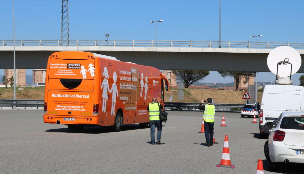 L'autobús d'Hazte Oir a Catalunya