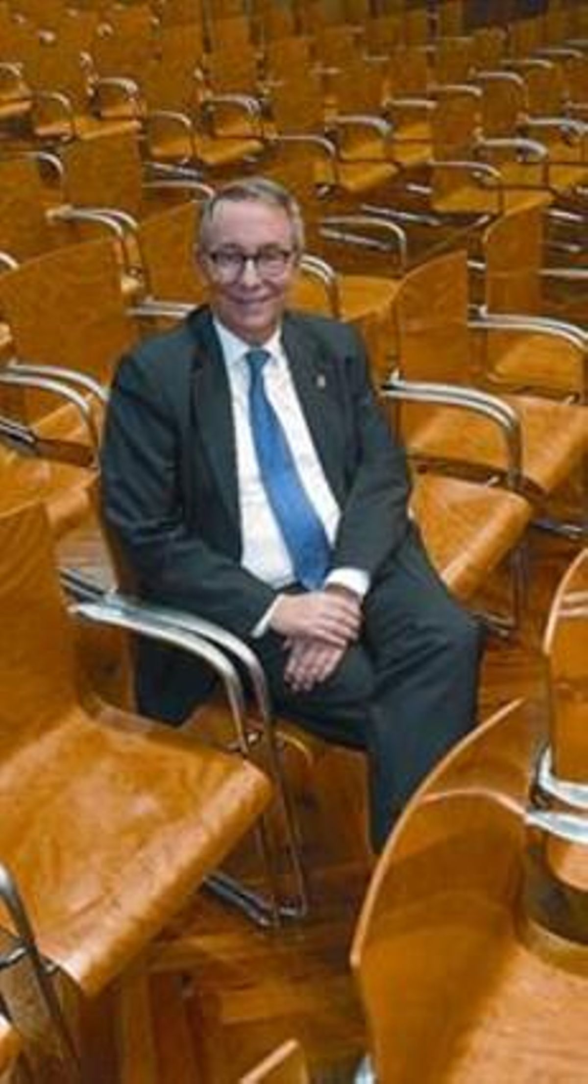 L’economista Dídac Ramírez, reelegit rector de la UB, ahir. L’economista Dídac Ramírez, reelegit rector de la UB, ahir.