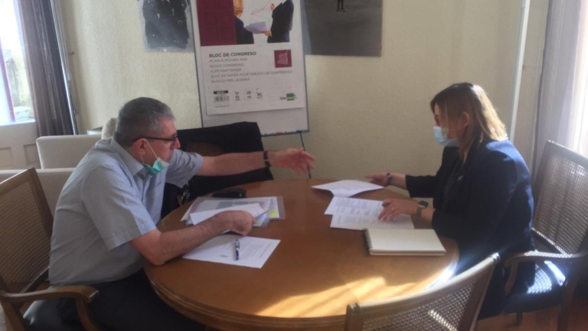 L&#039;alcaldessa de Figueres es reuneix amb el director gerent de la FSE
