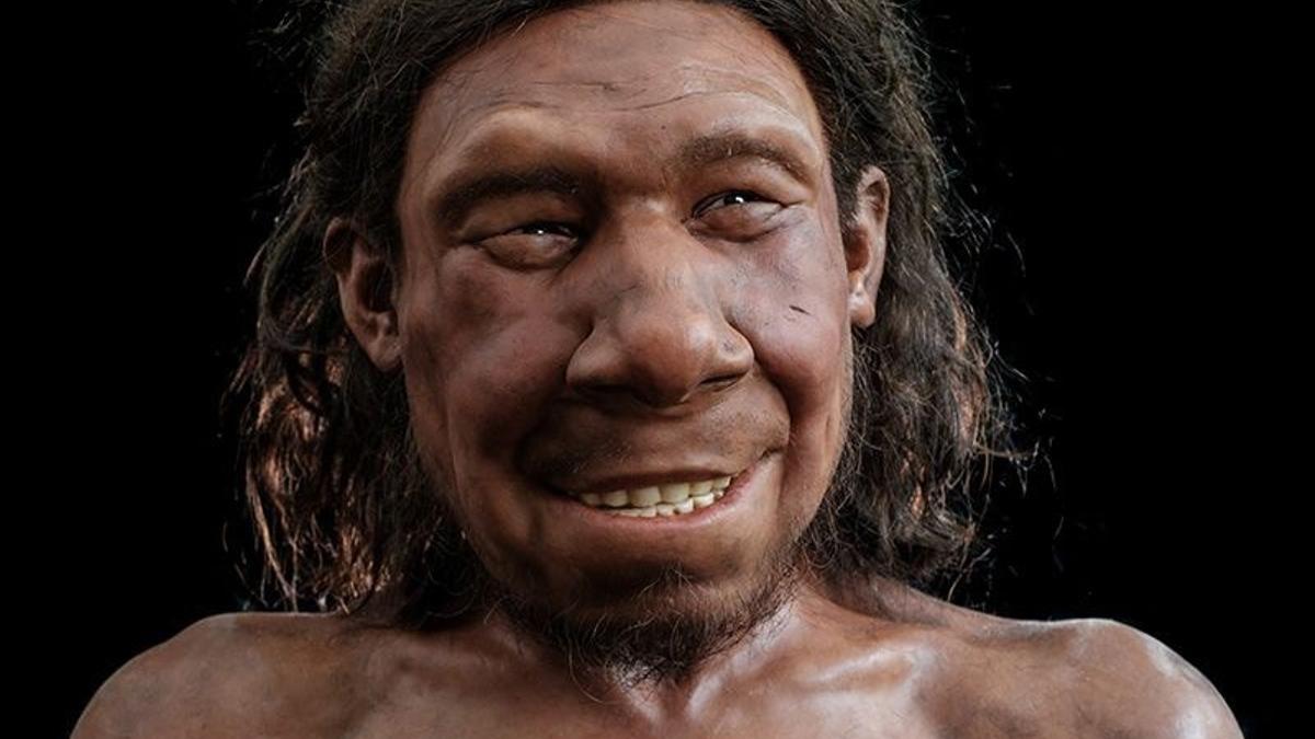 Reconstrucción del rostro de un neandertal