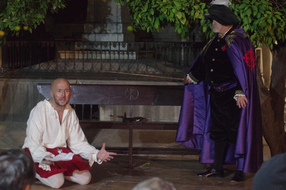 Representación teatral 'Estampas del Tenorio' en el Cementerio San Miguel