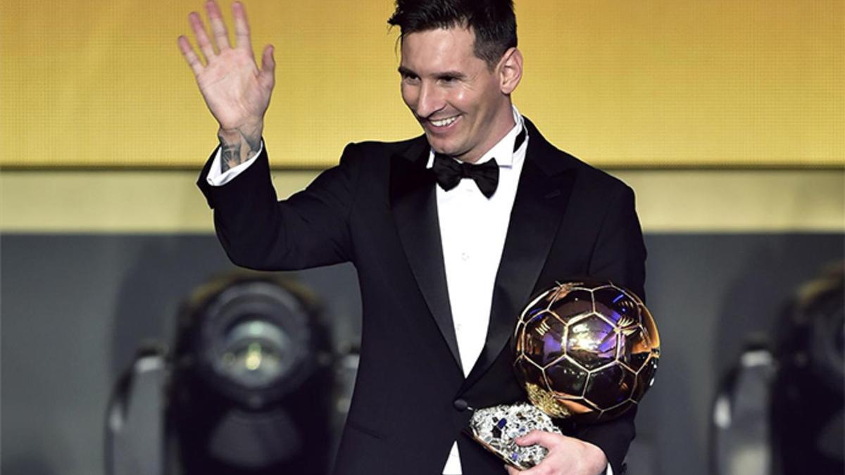 Leo Messi encabeza el palmarés del Balón de Oro