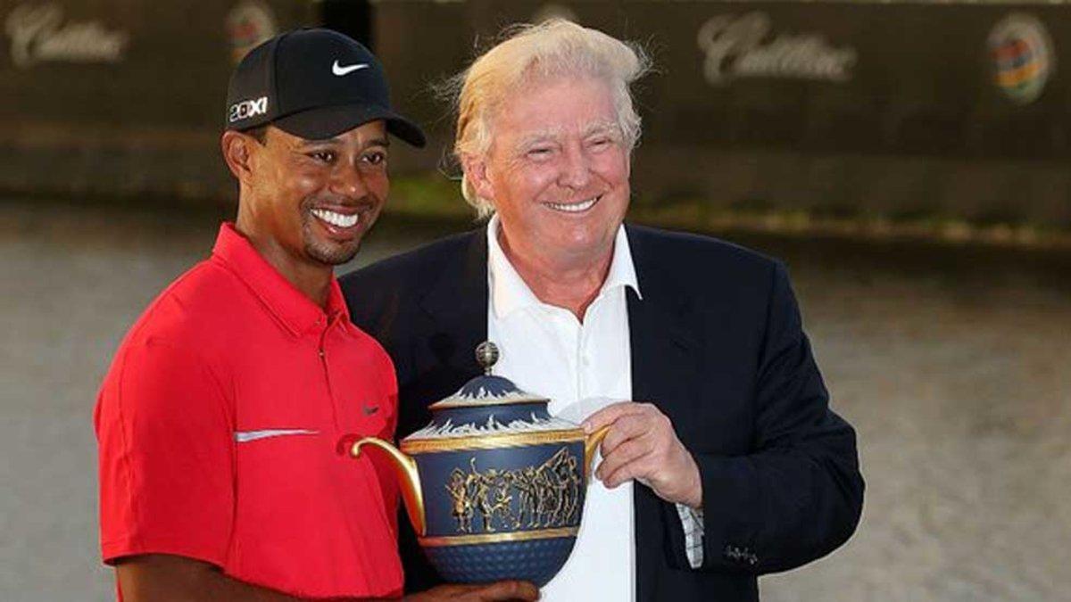 Trump quiere reconocer el éxito de Tiger en el último Masters, a sus 43 años