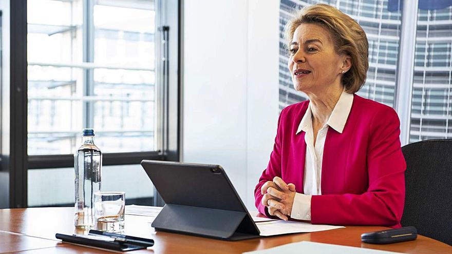 La presidenta de la Comissió, Ursula von der Leyen.