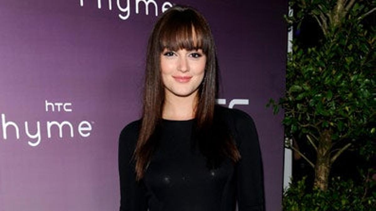 Leighton Meester apuesta por los tonos oscuros