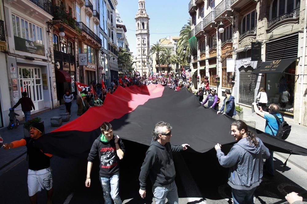 Manifestación del 1 de mayo en Valencia