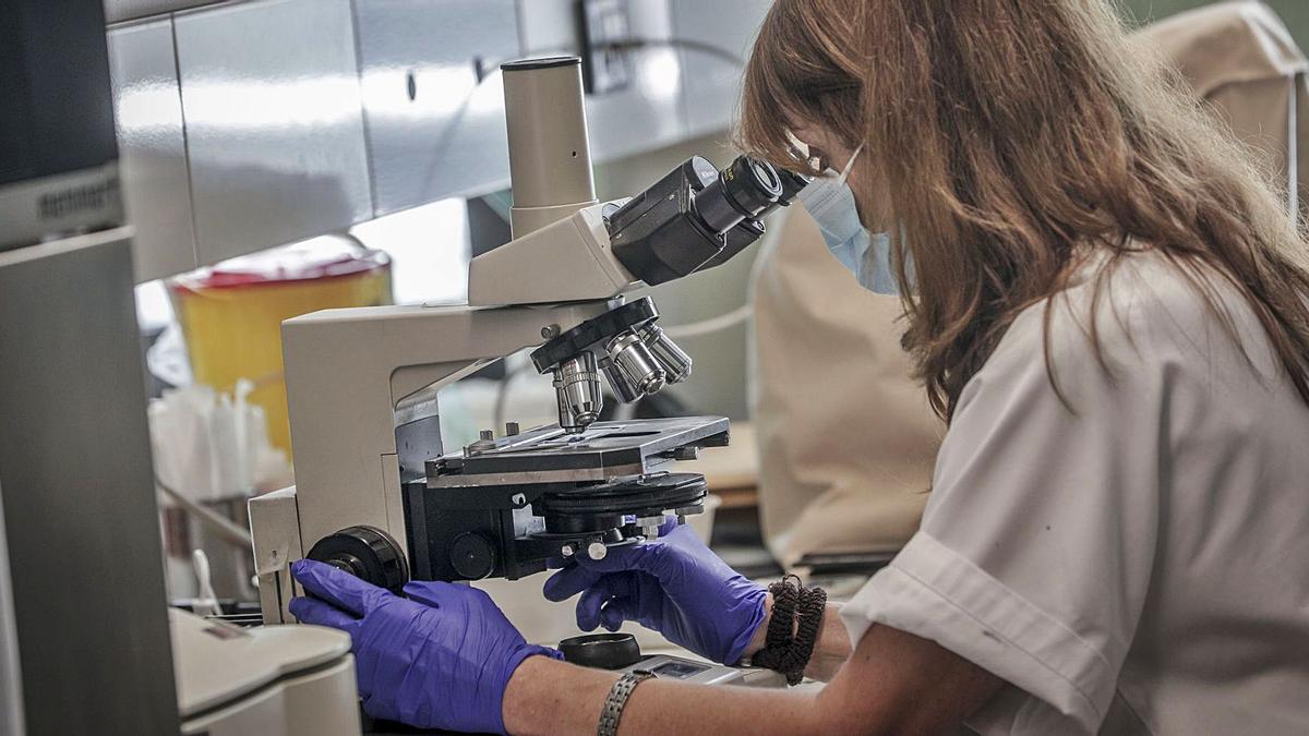 Una imagen del laboratorio de Son Espases donde se están realizando las secuenciaciones genómicas para detectar mutaciones.