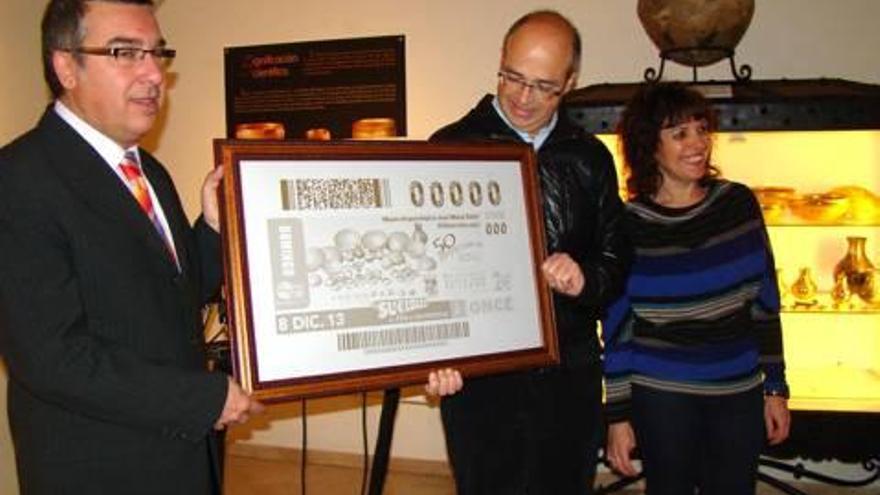 La ONCE edita un cupón con la imagen del Tesoro de Villena en su 50 aniversario