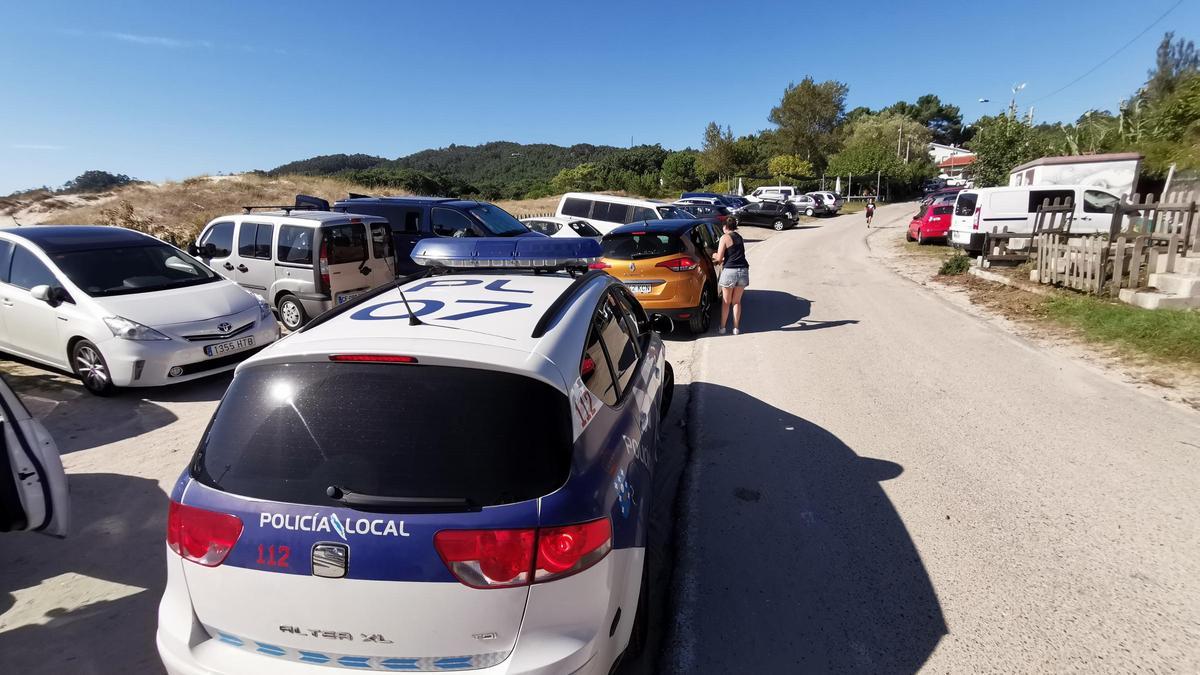 Imagen de archivo de la patrulla actuando en la zona de playas en Nerga.