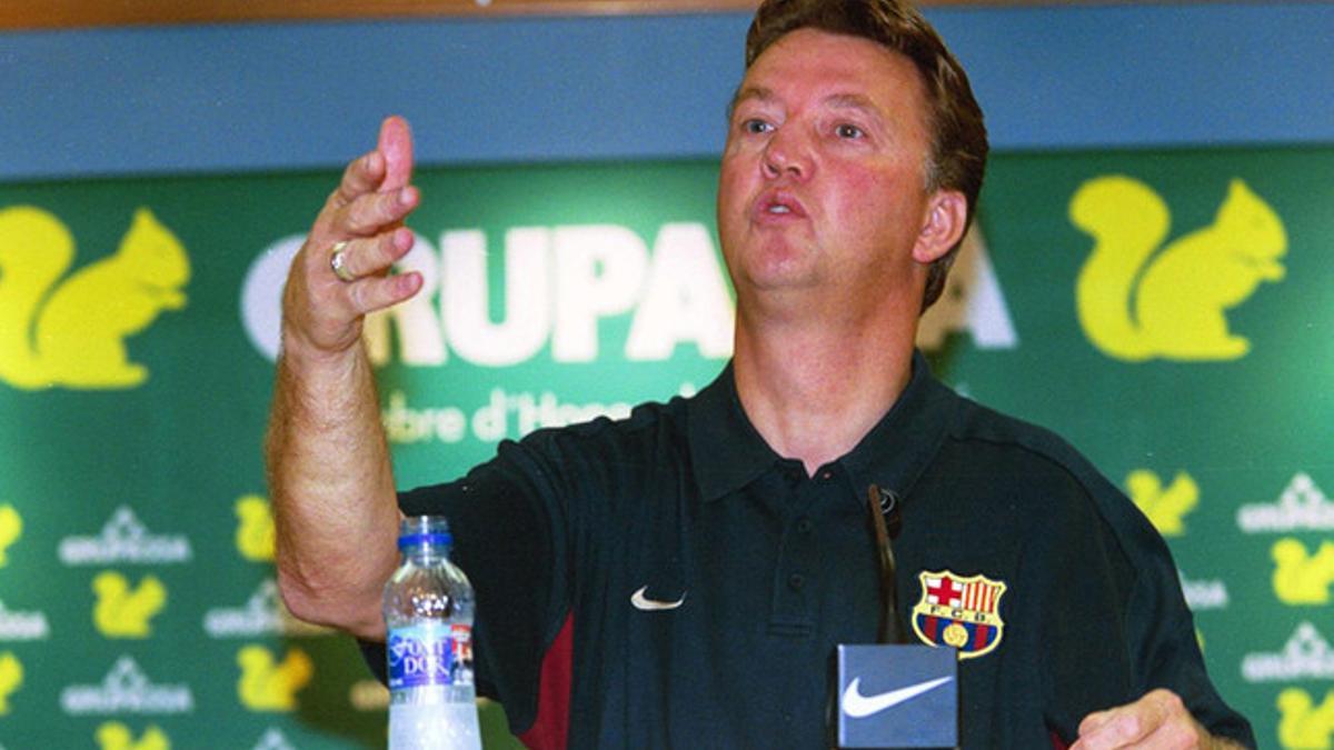 Louis van Gaal no se mordía la lengua en su etapa como técnico del Barça