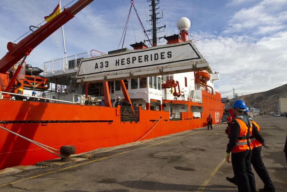 El Hespérides zarpa desde Cartagena hacia la Antártida