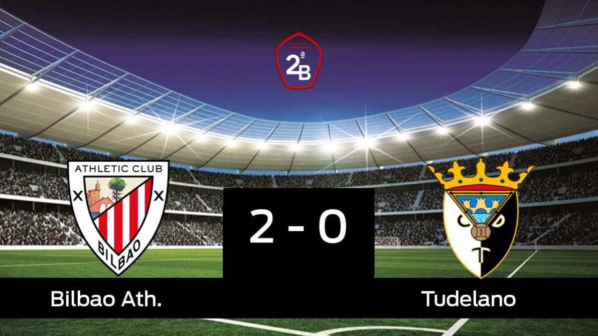El Bilbao Athletic derrotó al Tudelano por 2-0