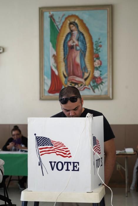 La jornada electoral en EEUU, en imágenes