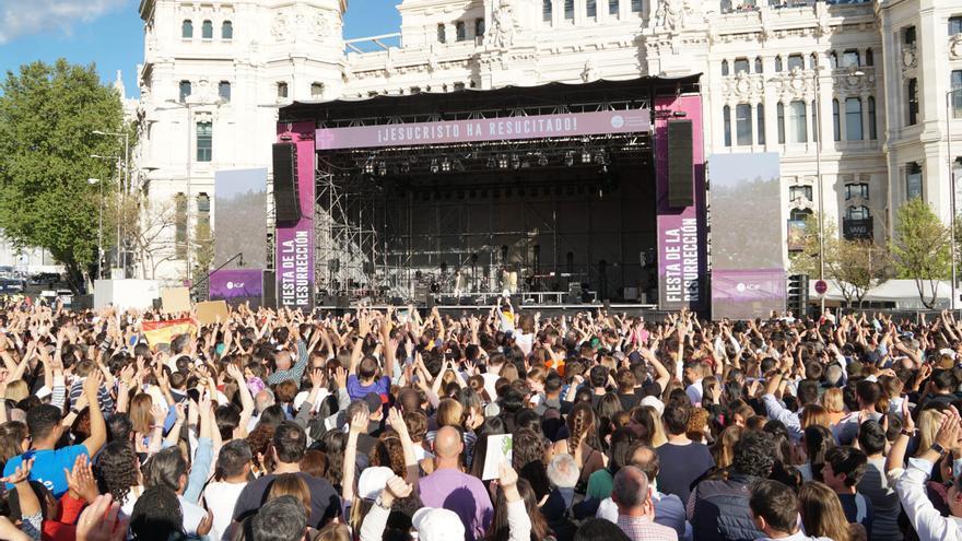 La Iglesia celebra en Madrid el concierto &#039;Fiesta de la Resurrección&#039; con Carlos Baute y Hakuna