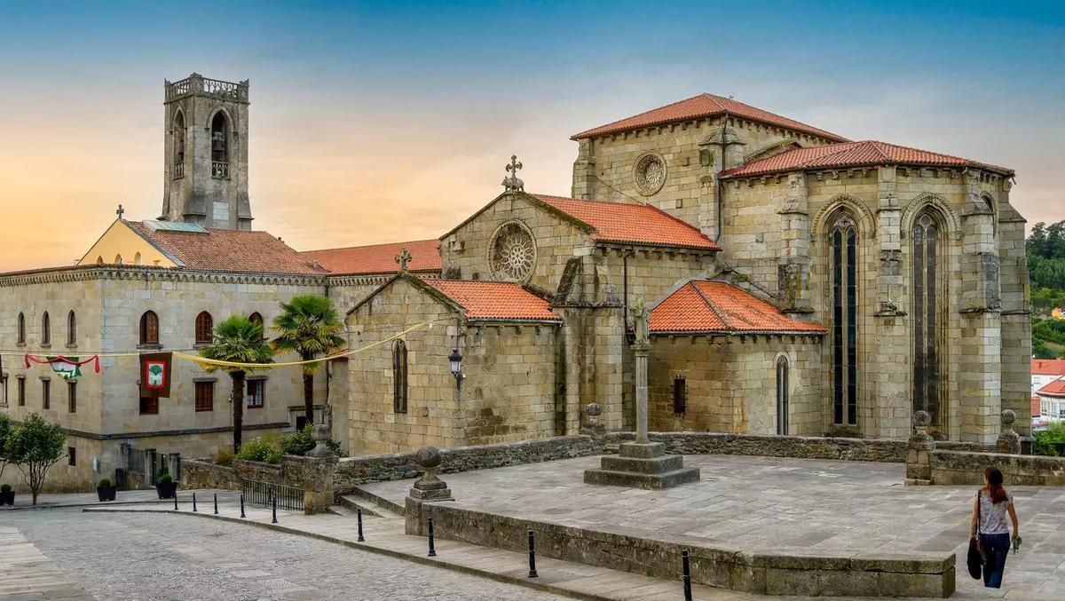 Vista panorámica del casco antiguo de Betanzos