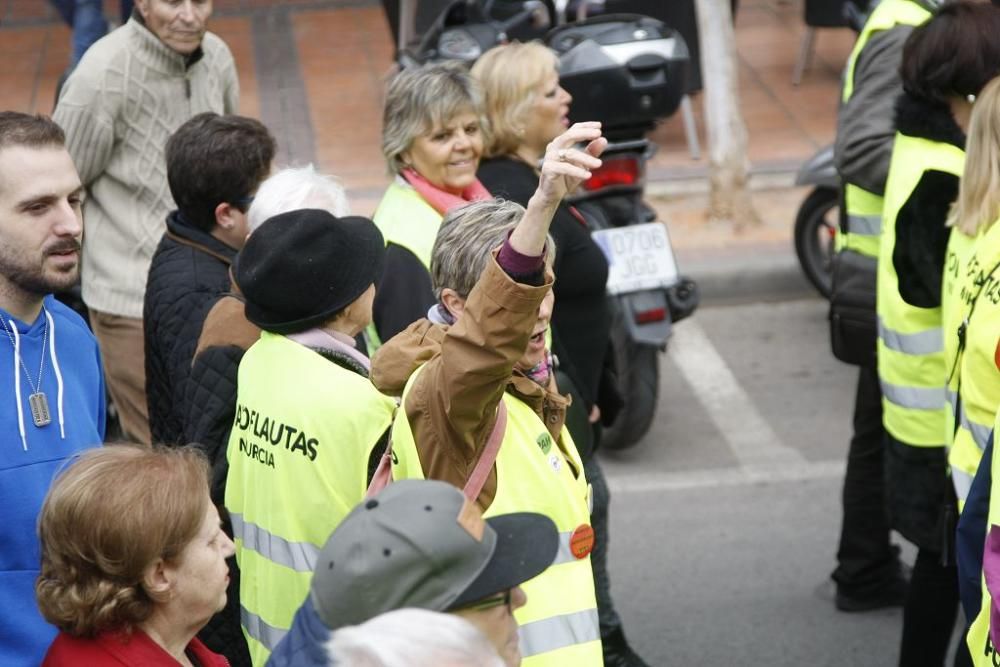 Manifestación por unas pensiones dignas en Murcia