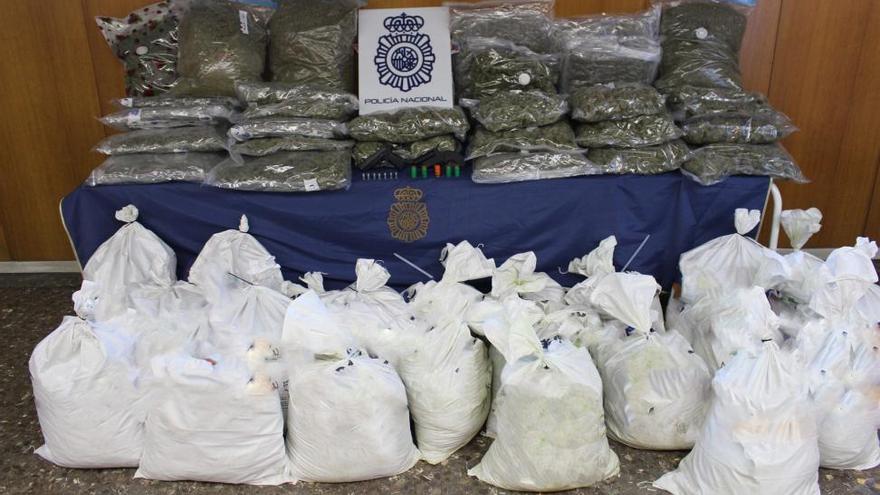 Una operación contra la droga iniciada en Cáceres concluye con 12 detenidos