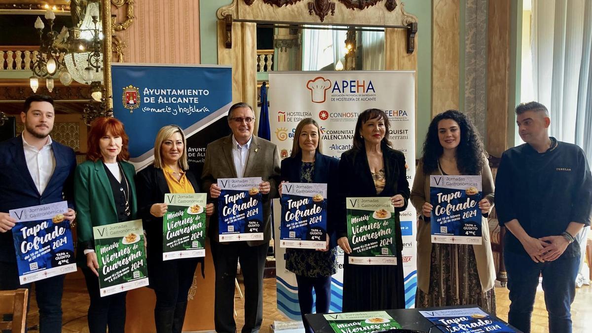 Presentación de la Tapa cofrade en Alicante.