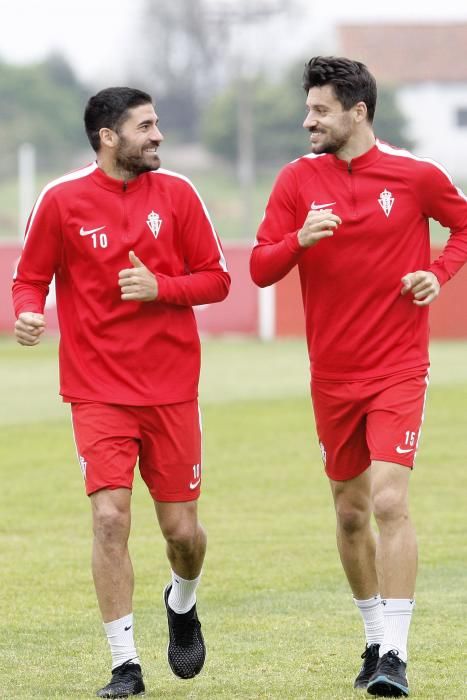 Entrenamiento del Sporting