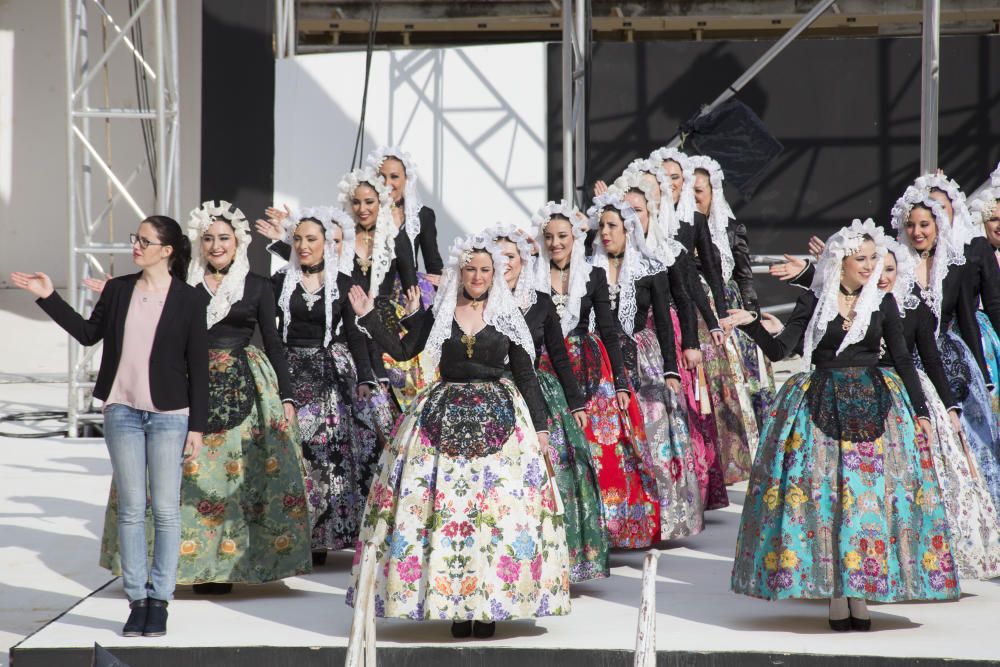 Segundo ensayo de la Gala de elección de la Bellea del Foc 2018