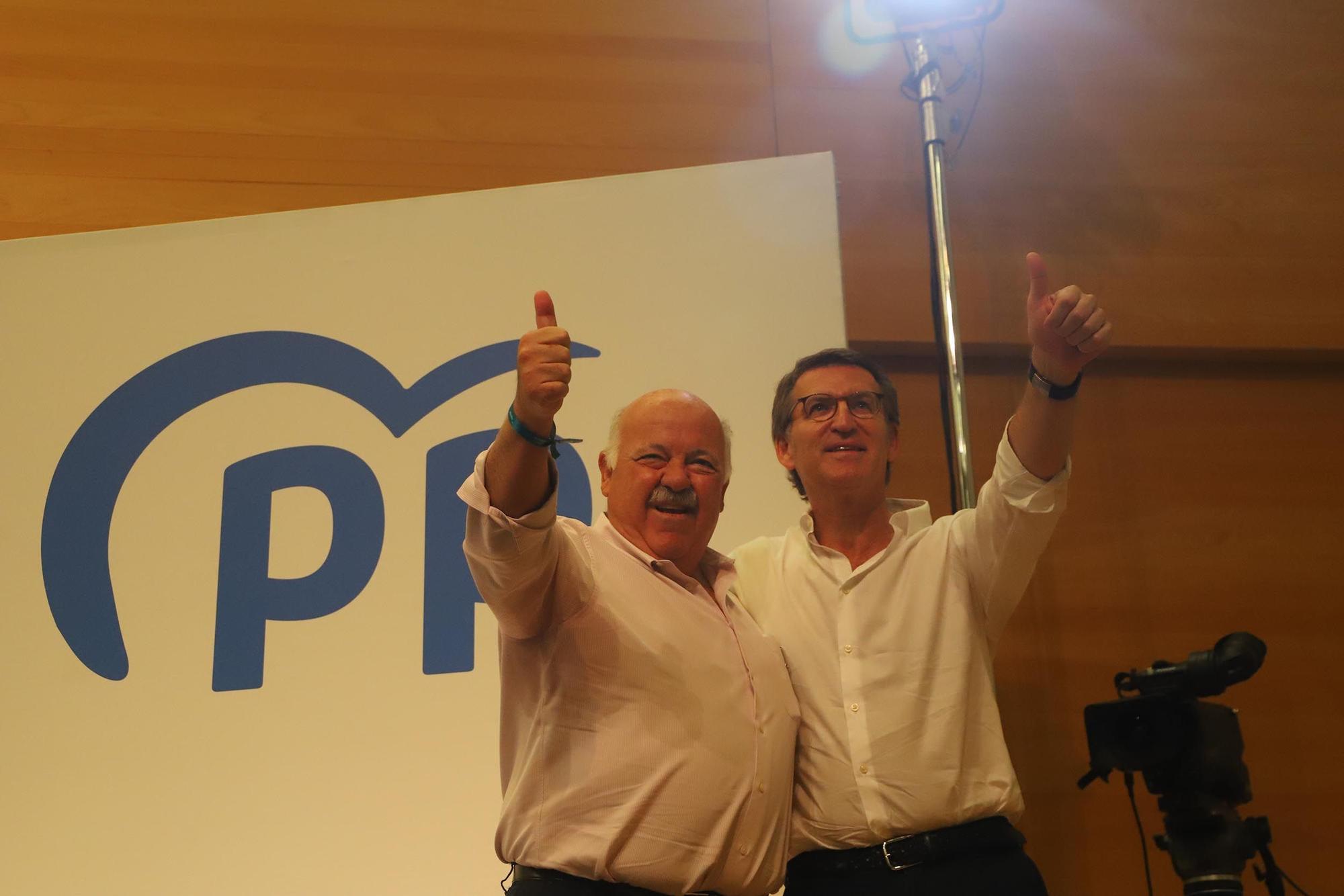 El presidente del Partido Popular, Núñez Feijóo, participa en Córdoba en un acto electoral del PP cordobés