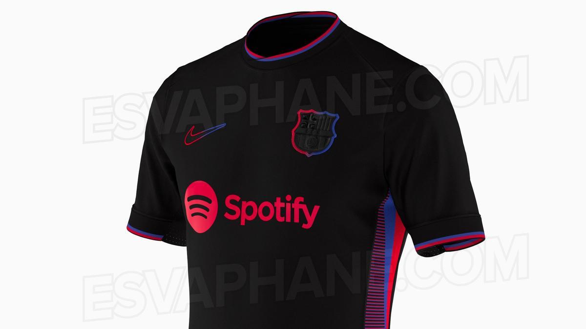 FC Barcelona  Las primeras imágenes de la camiseta negra para la